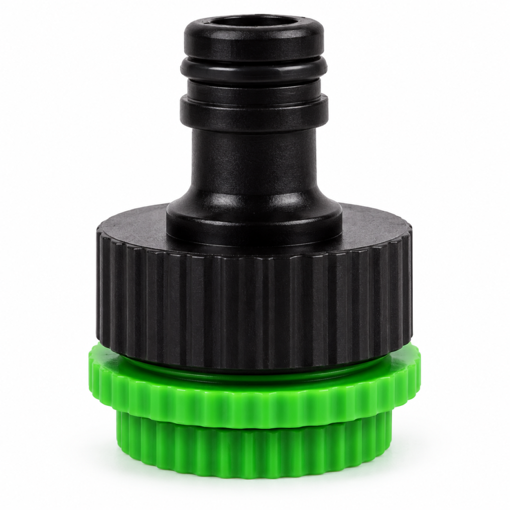 Conector rápido negro y verde para manguera SKU 40003