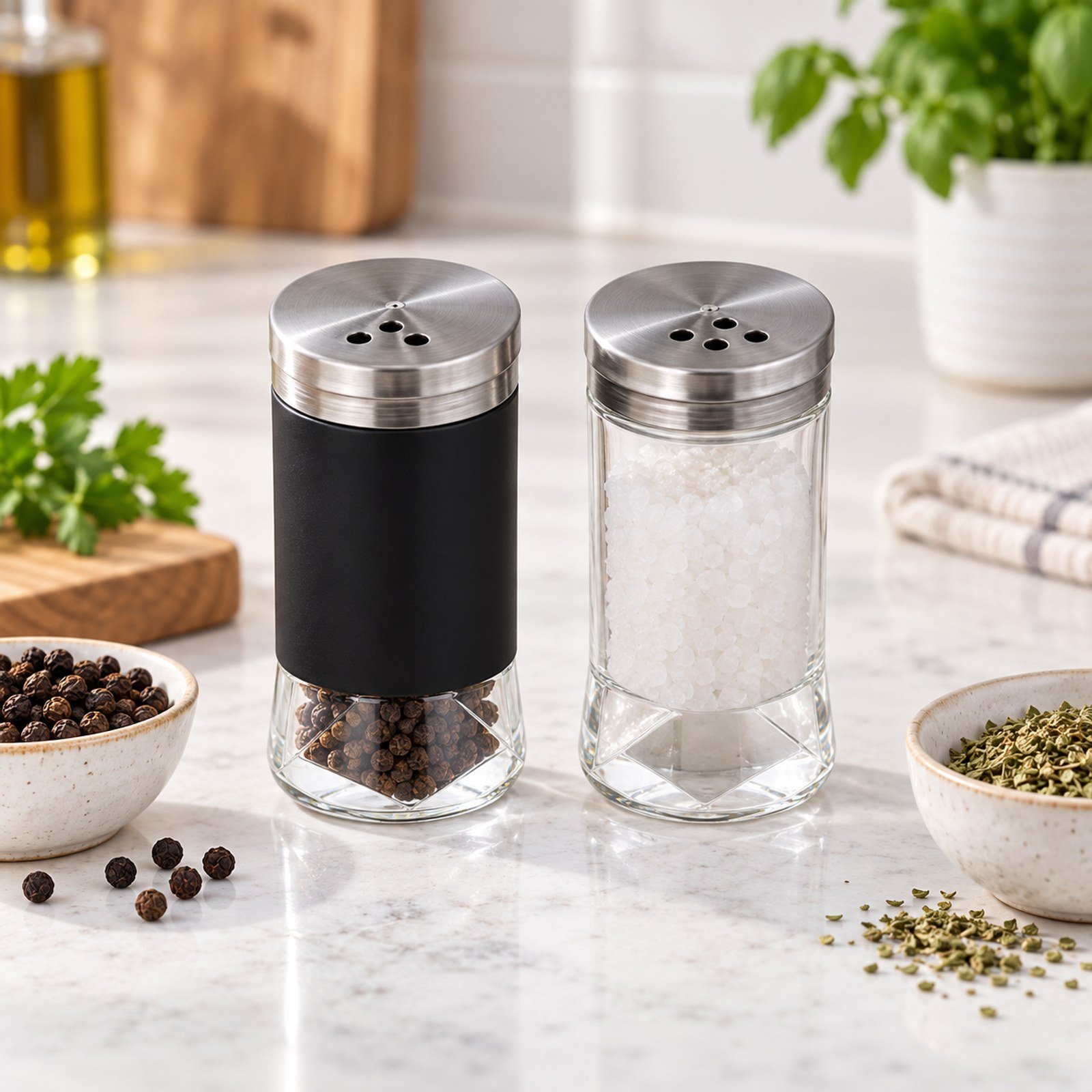 Frasco de Vidrio para Condimentos con Tapa Metálica, 120 ml - Imagen 5