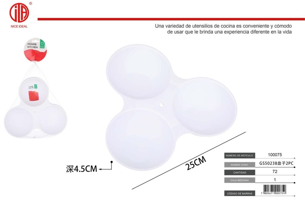 PLATOS 2PC-25.5*4.5CM
