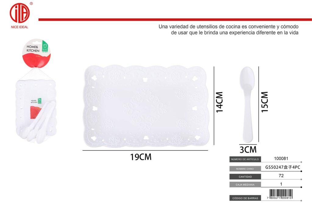 PLATOS 4PC-19*14CM