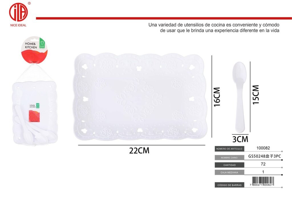 PLATOS 3PC-22.5*16CM