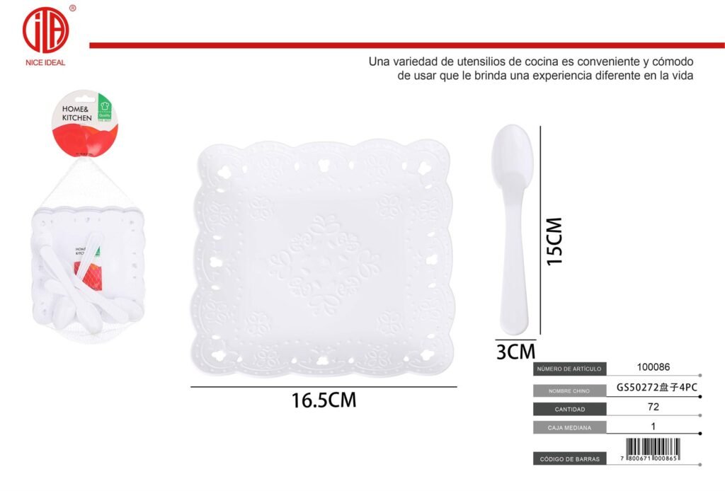 PLATOS 4PC-16.5CM