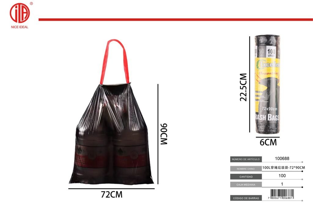 BOLSA DE BASURA 100L -72*90CM
