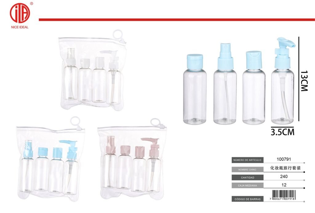 SET BOTELLAS DE VIAJE