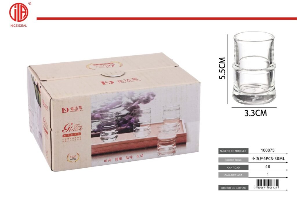 CHUPITO 6PCS-30ML