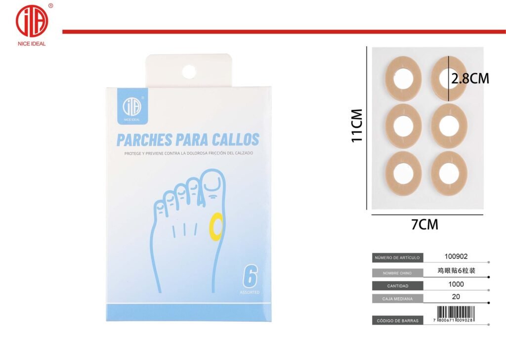 Parches protectores para callos 6 unidades
