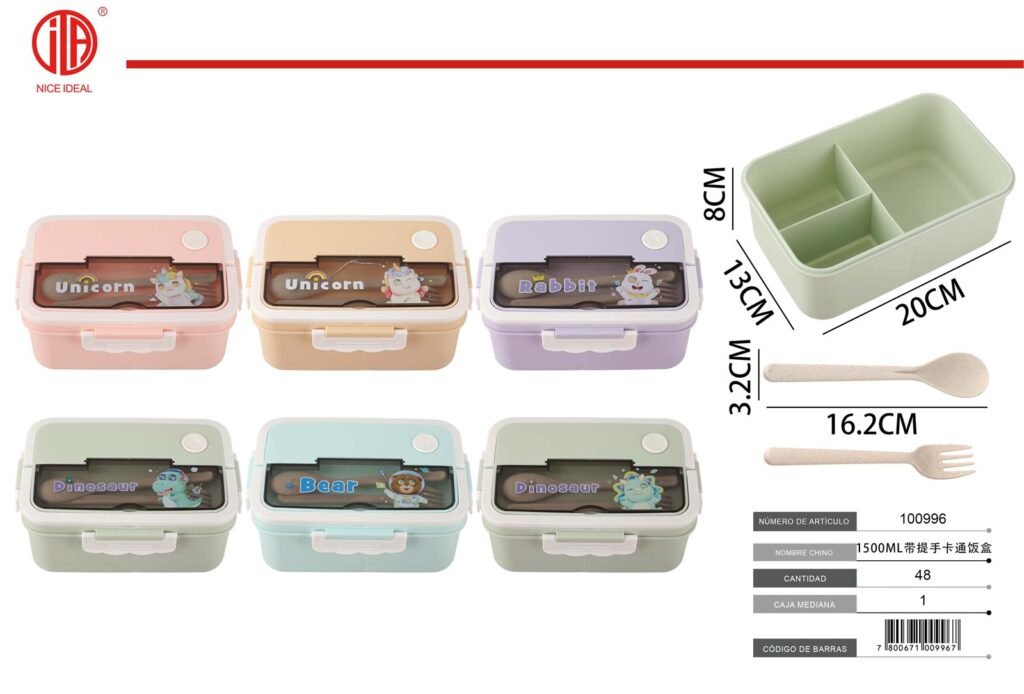 CAJA DE ALMUERZO 1500ML