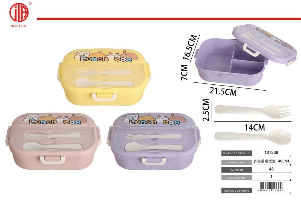 CAJA DE ALMUERZO 1400ML