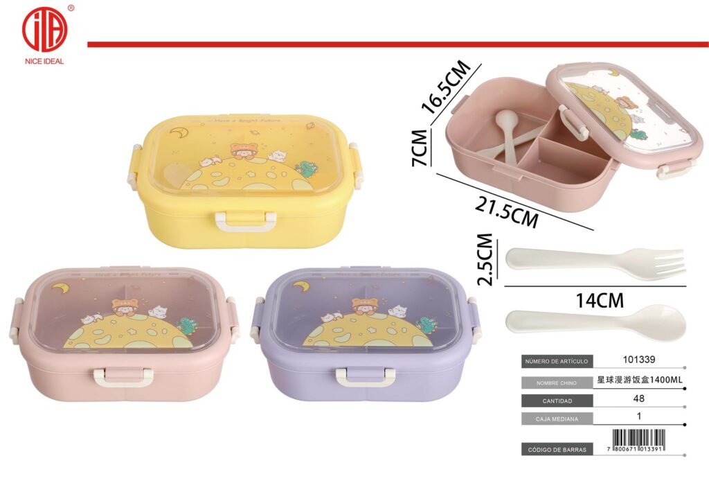 CAJA DE ALMUERZO 1400ML