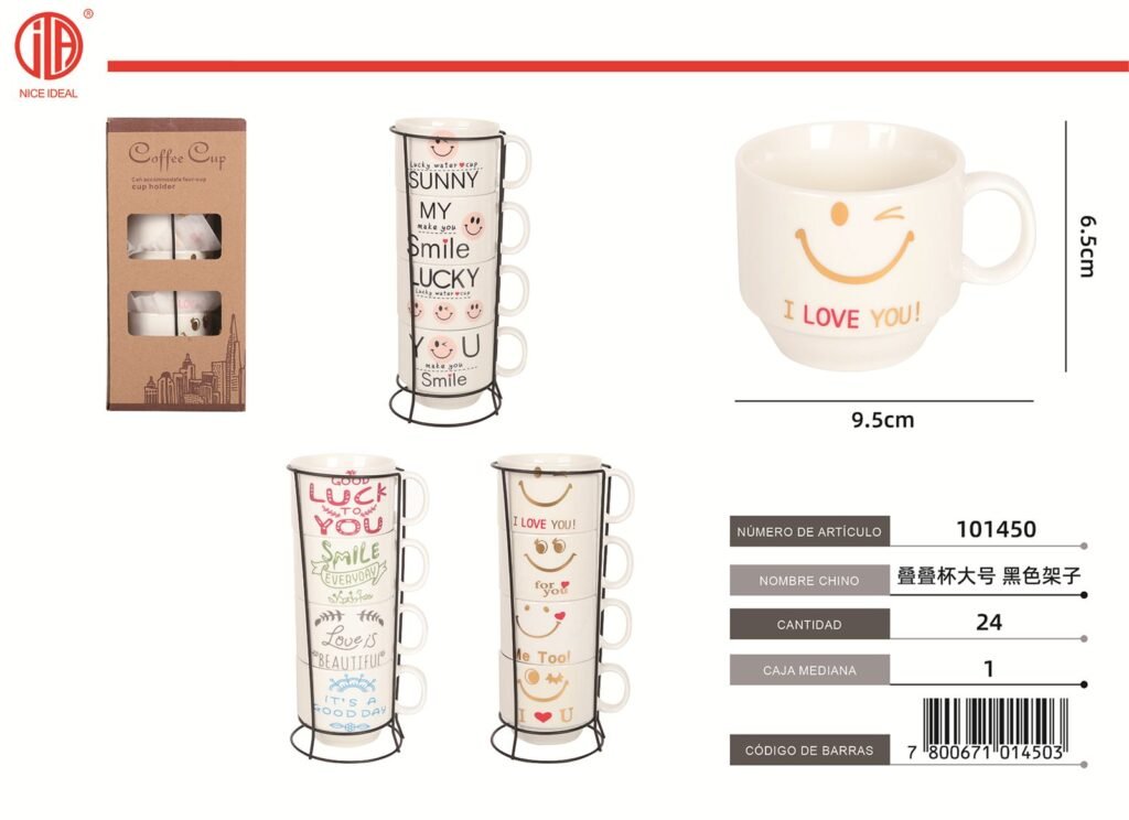 TAZA CON SOPORTE