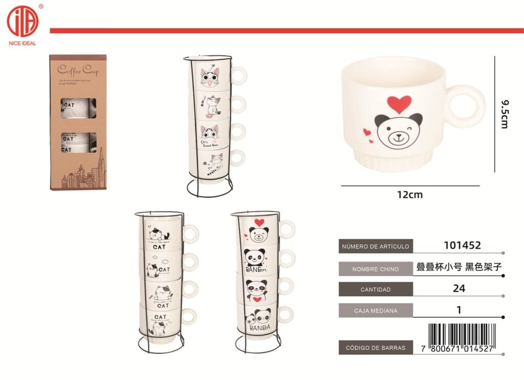 TAZA CON SOPORTE