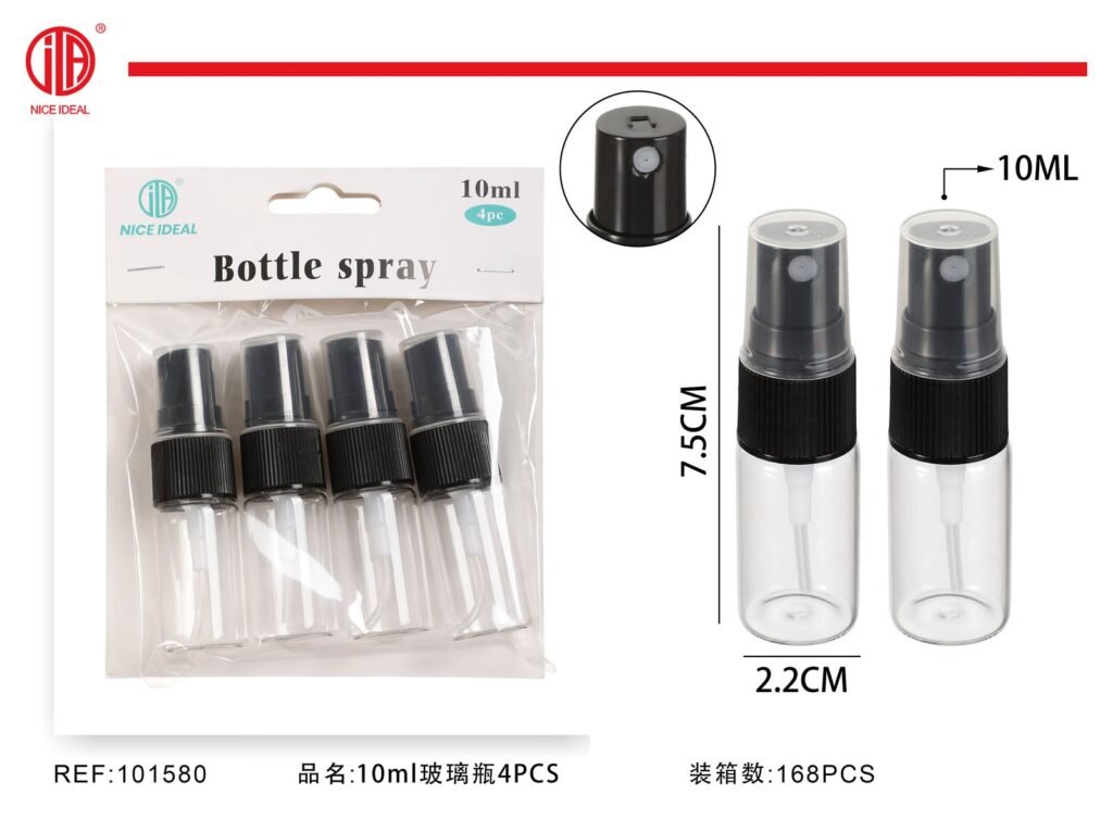 Repartidor de perfume en vidrio 10ml 4PCS