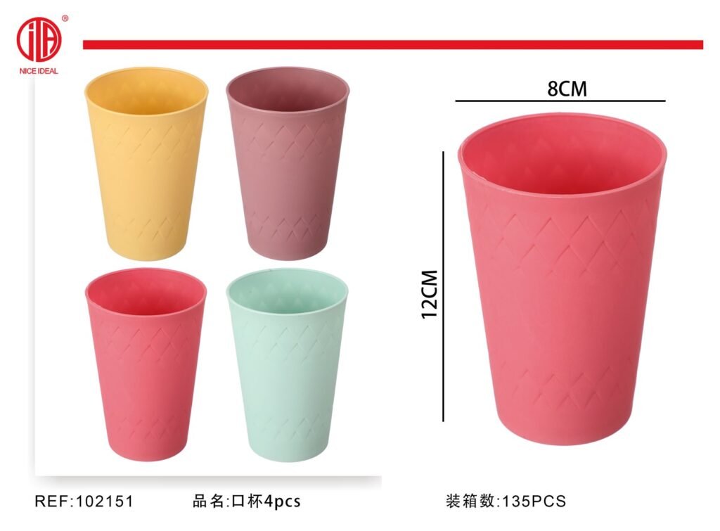 Vaso de plástico para enjuague