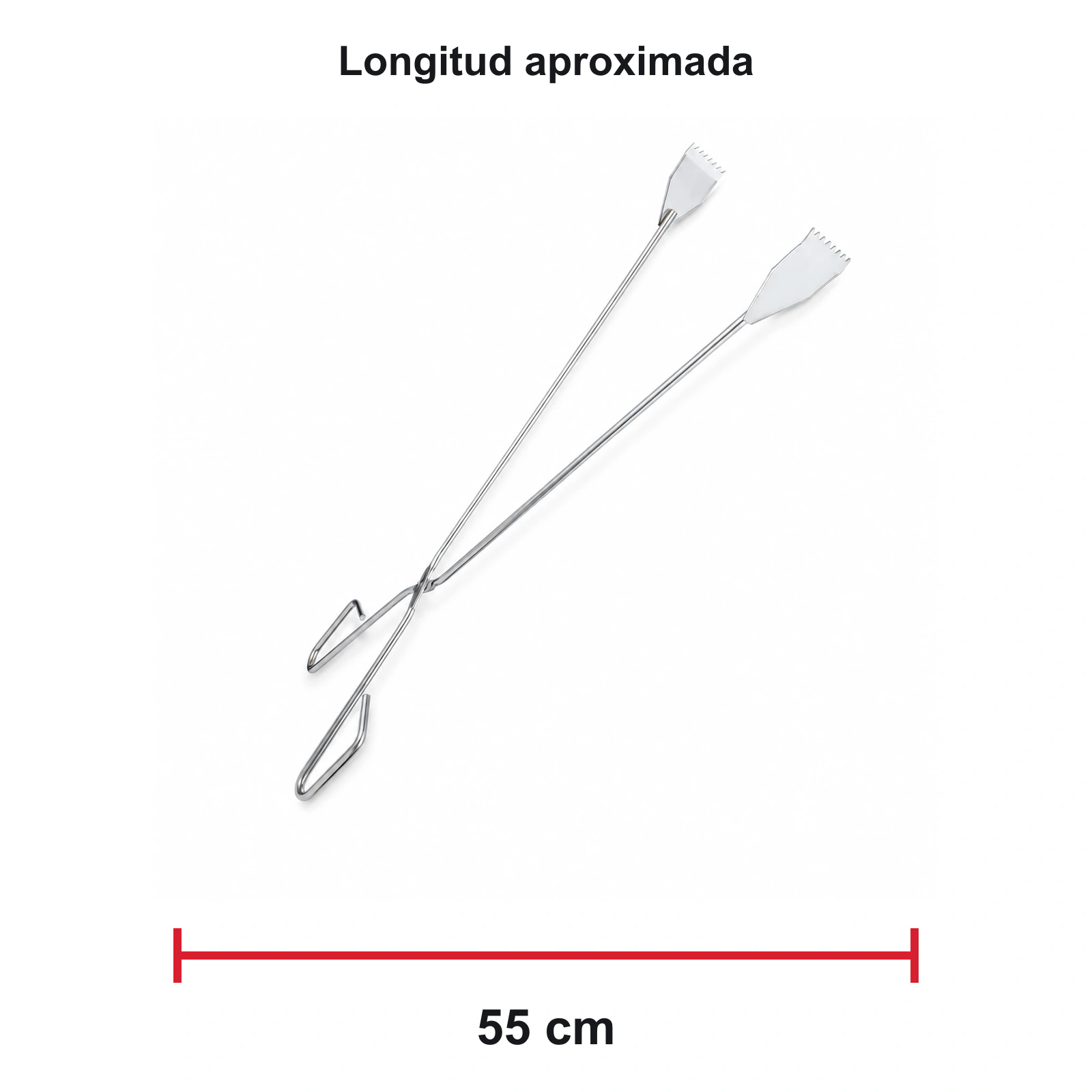 Pinza para barbacoa con longitud aproximada de 55 cm