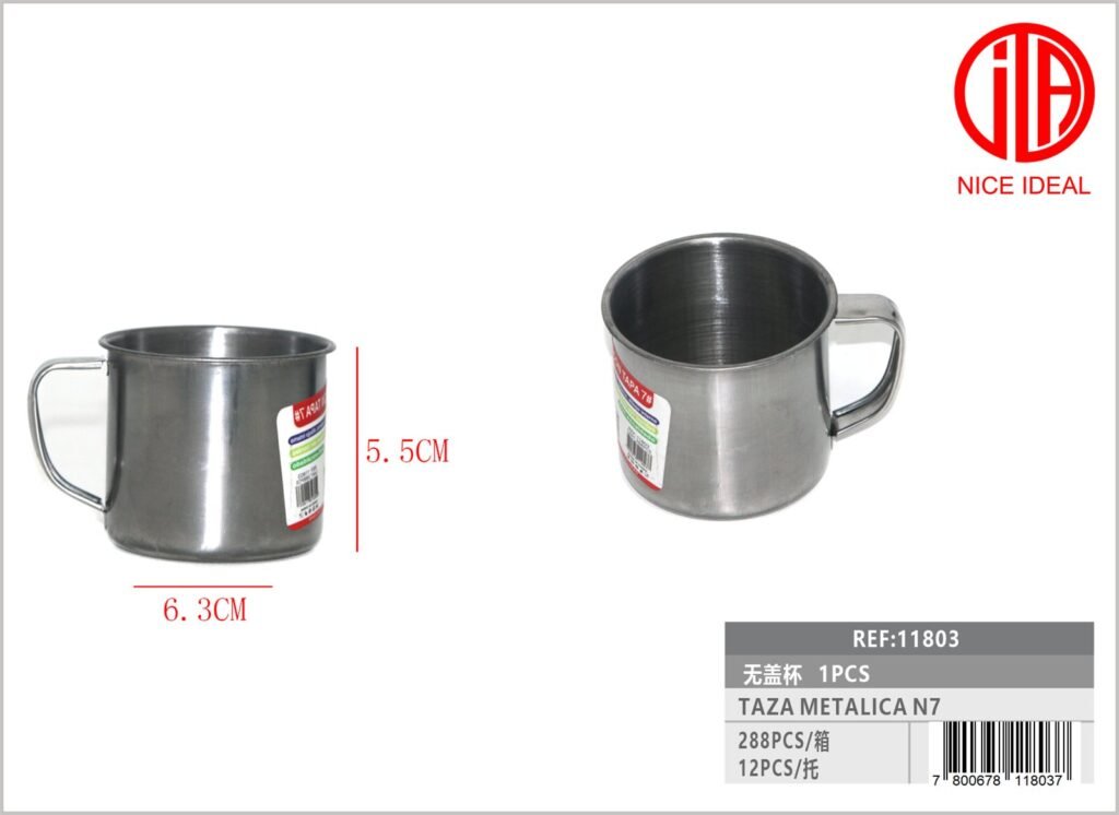 TAZA METALICA N7