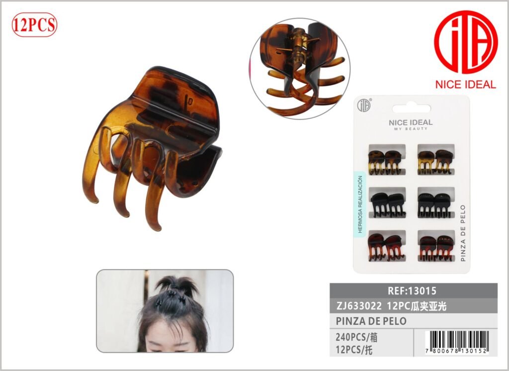 PINZA DE PELO 12PC