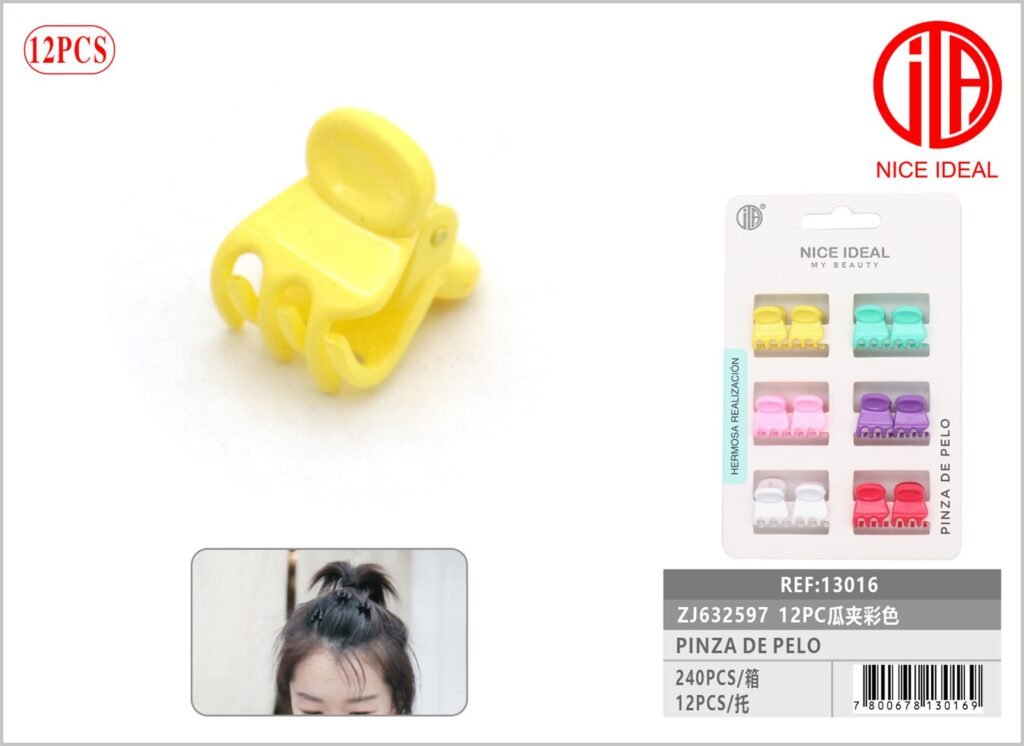 PINZA DE PELO 12PC