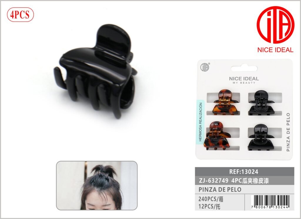 PINZA DE PELO 4PC