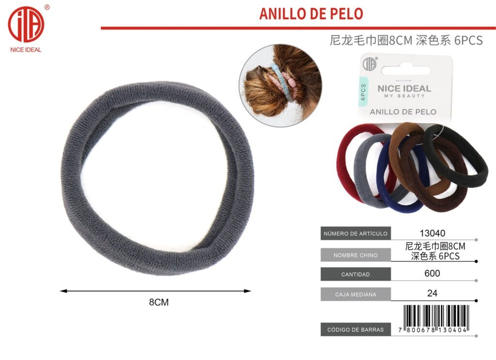 ANILLO PARA EL CABELLO 6PC8CM