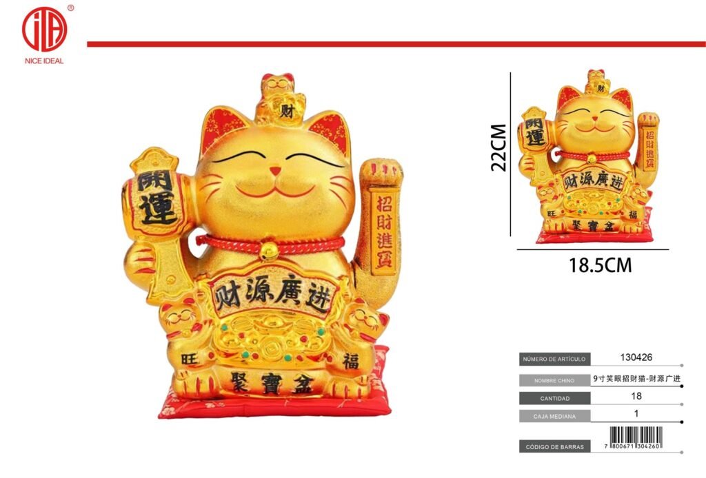 GATO DE SUERTE 9 - 22CM