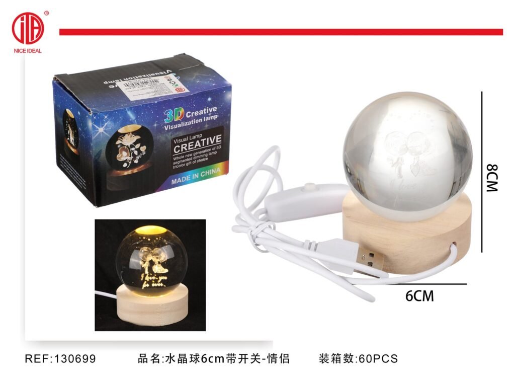 BOLA DE CRISTAL 6CM