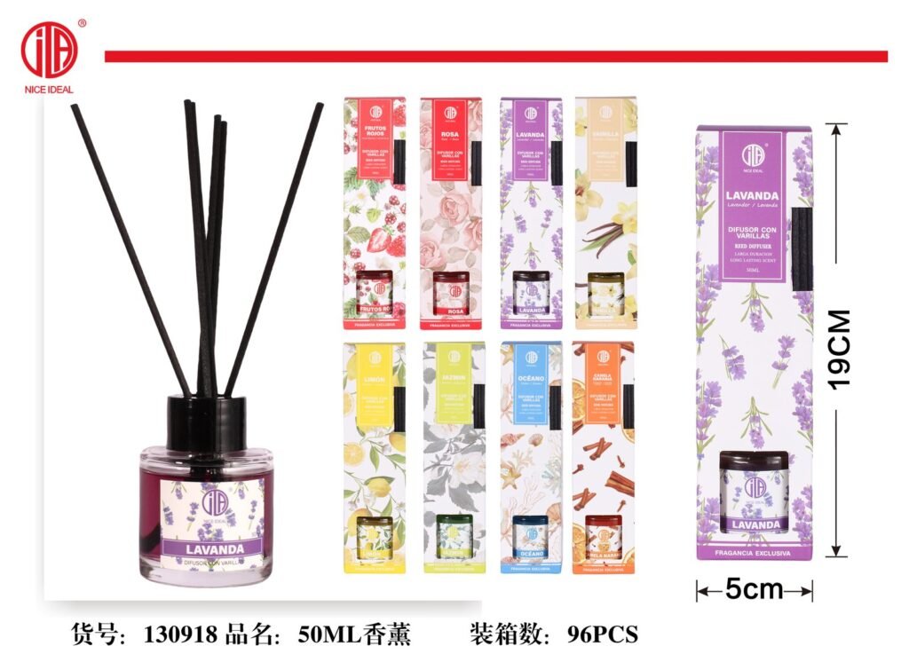 Difusor de aroma con varillas Lavanda 50 ml