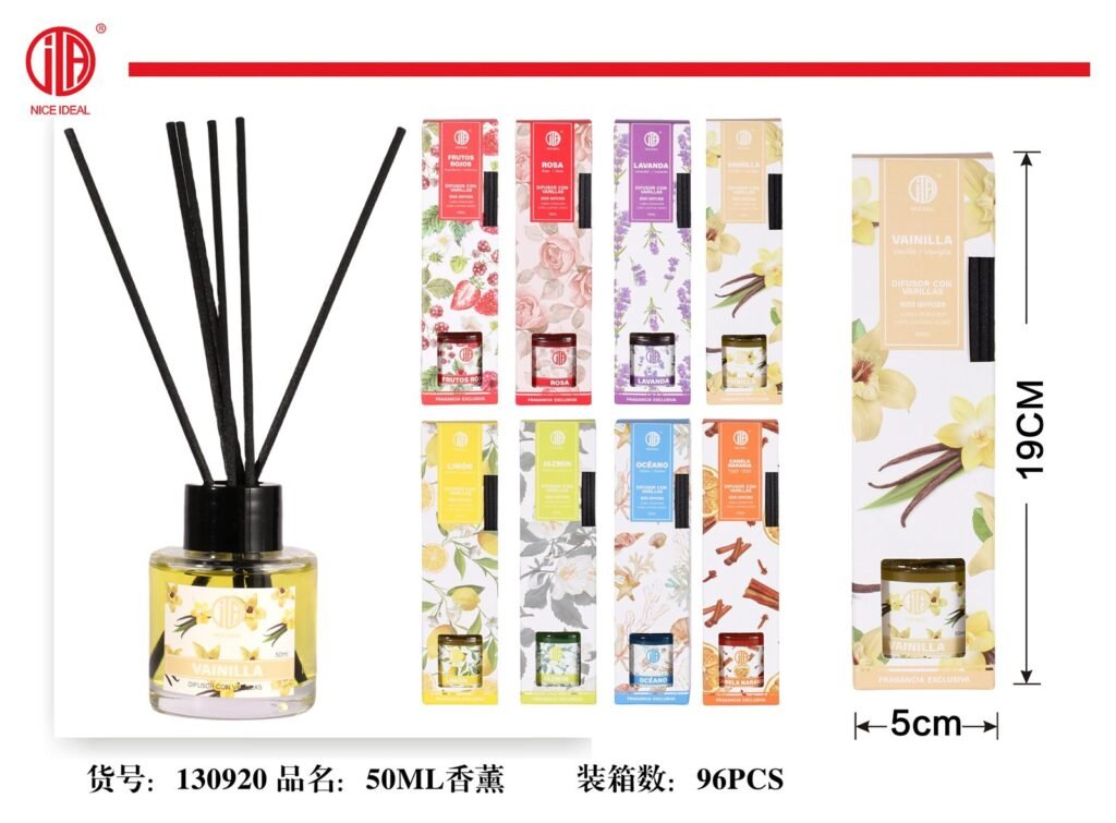 Difusor de aroma con varillas Vainilla 50 ml