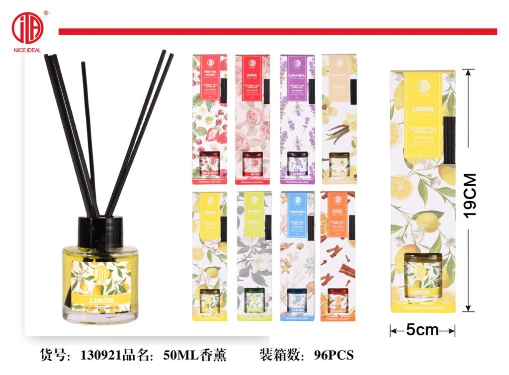 Difusor de aroma con varillas Limón 50 ml