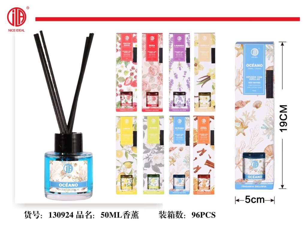 Difusor de aroma con varillas Océano 50 ml