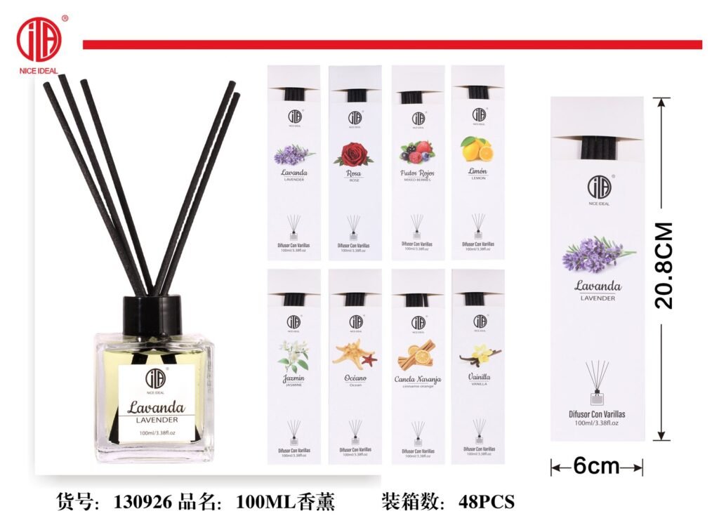 Difusor de aroma con varillas Lavanda 100 ml