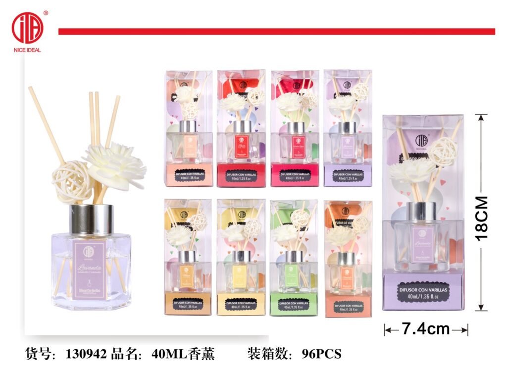 Difusor decorativo de aroma Lavanda 40 ml