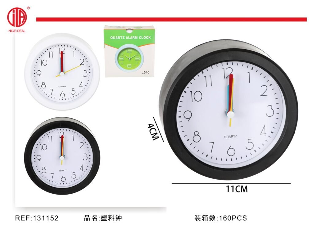 Reloj despertador analógico redondo modelo L540