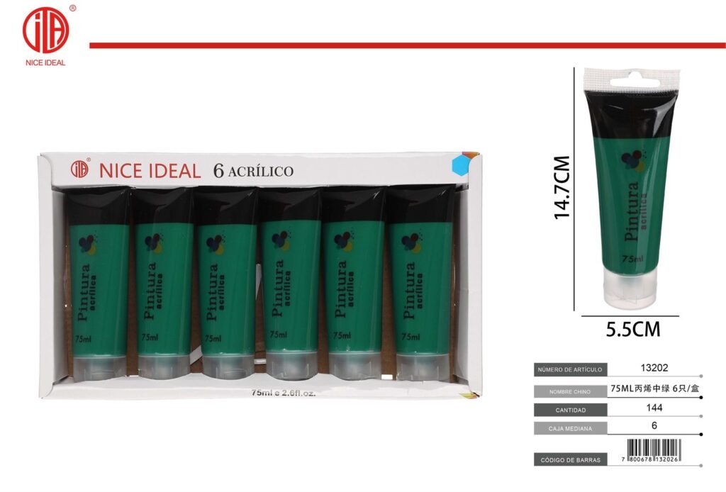 ACRYLIC VERDE MEDIO 7.5ML 6