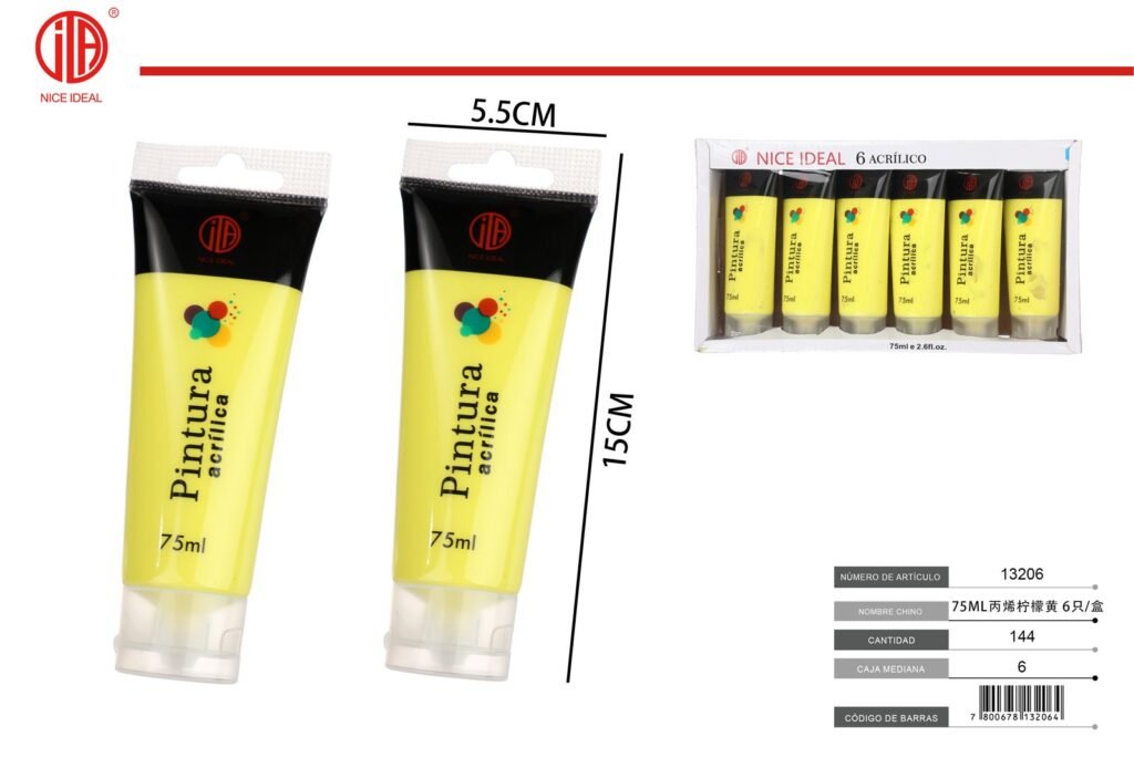 ACRYLIC AMARILLO LIMóN 7.5ML 6