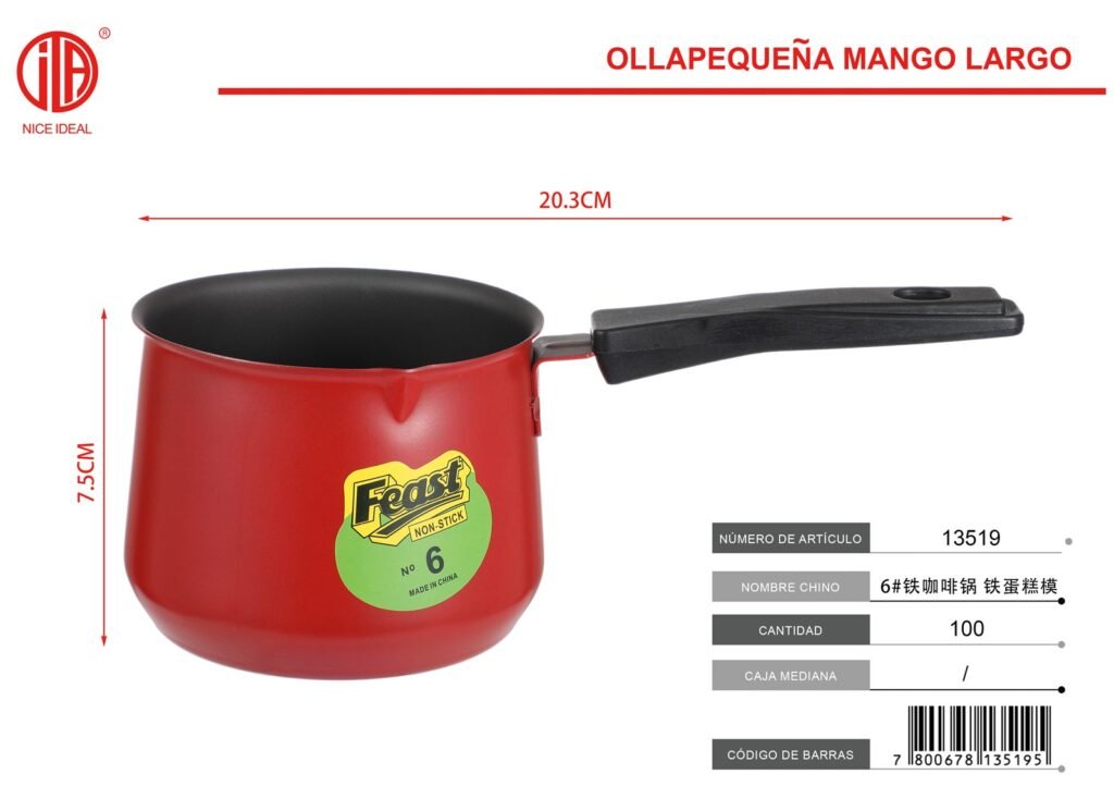 CAFETERA DE HIERRO 6#