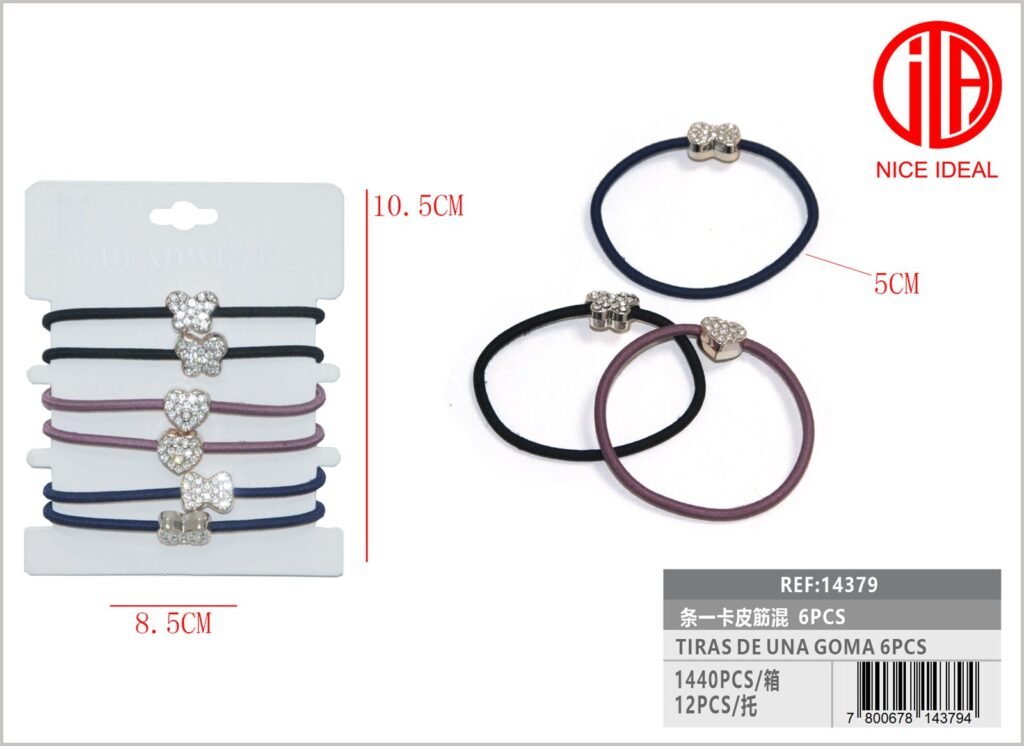 TIRAS DE UNA GOMA 6PCS