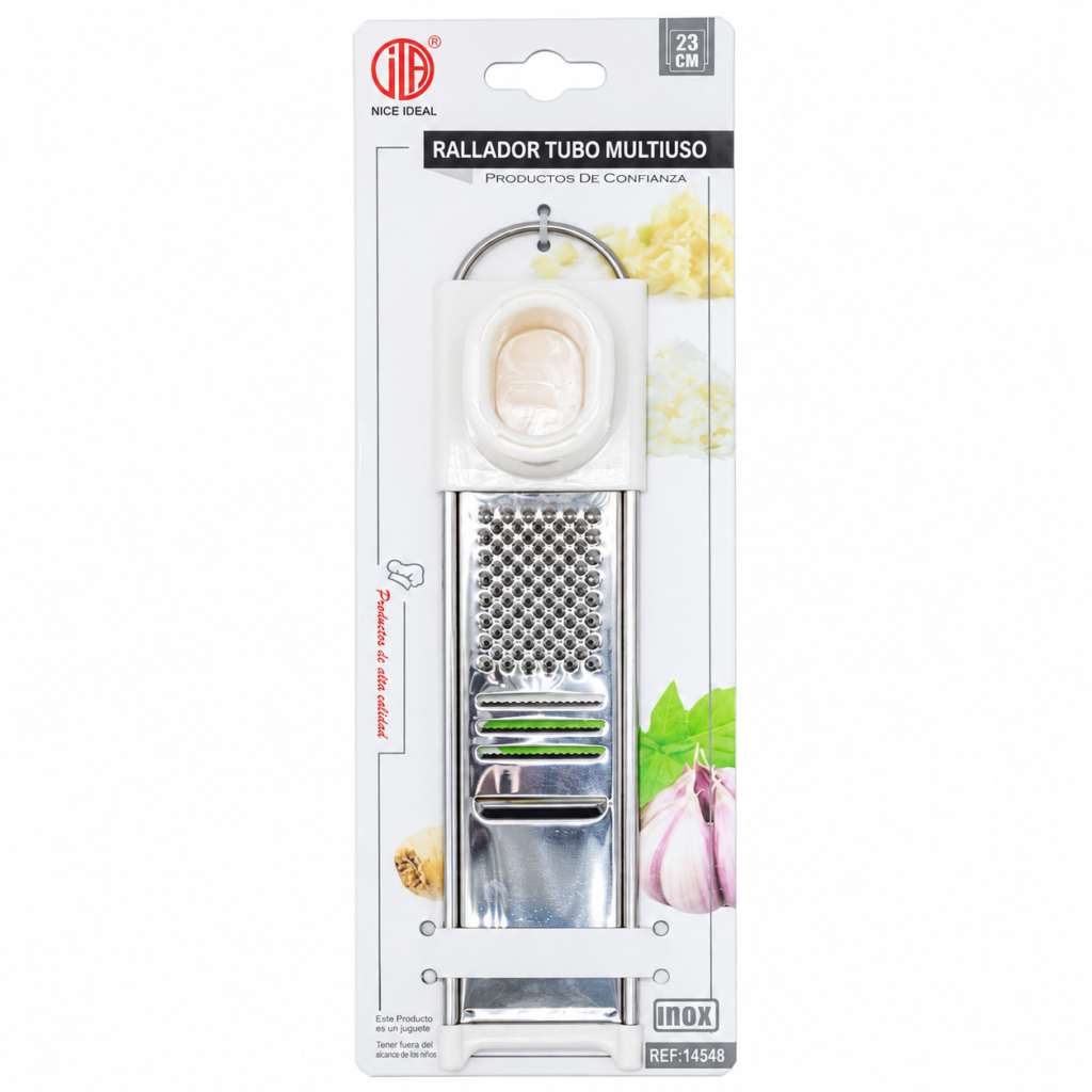 Rallador multifunción de acero inoxidable para cocina