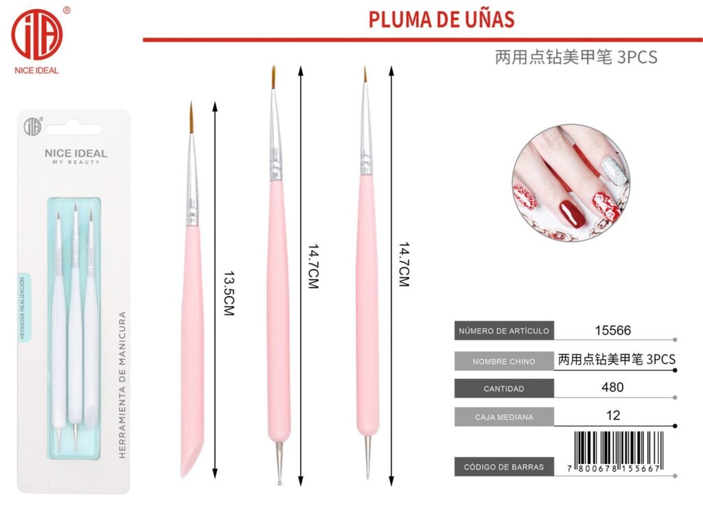 PLUMA DE U AS 3PCS