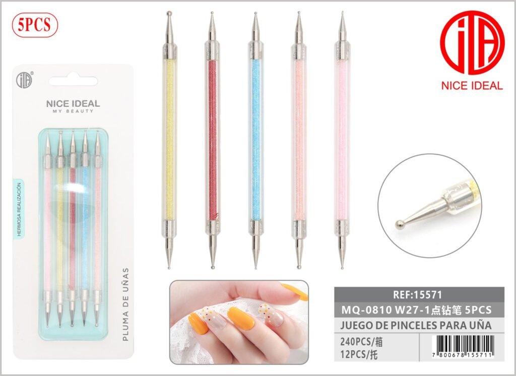 PLUMA DE TALADRO DE PUNTO 5PCS