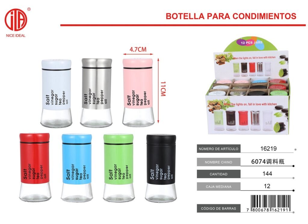 BOTELLA DE CONDIMENTO