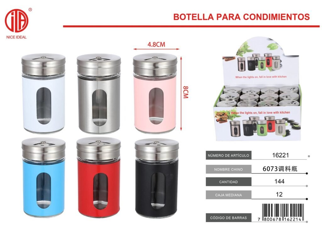 BOTELLA DE CONDIMENTO