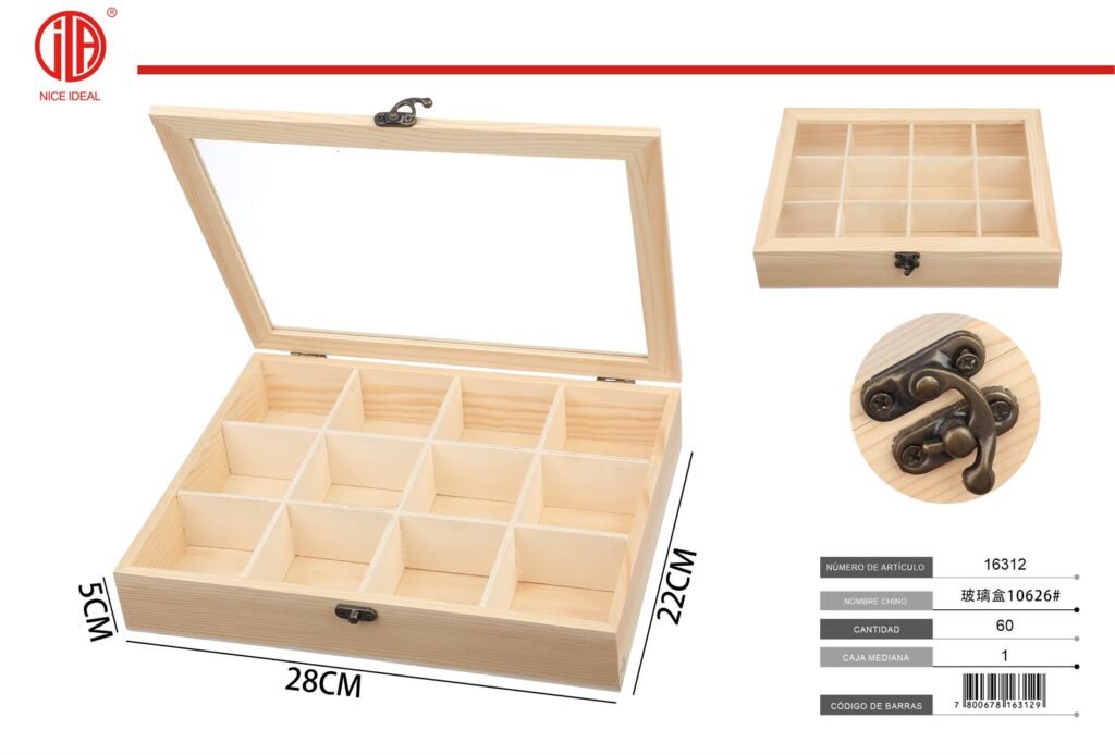 CAJA DE VIDRIO 10626#