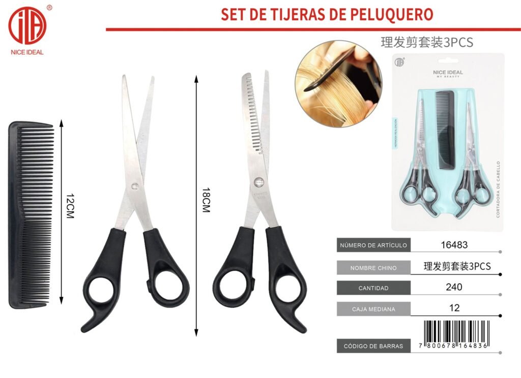 CORTAPELOS 3PCS