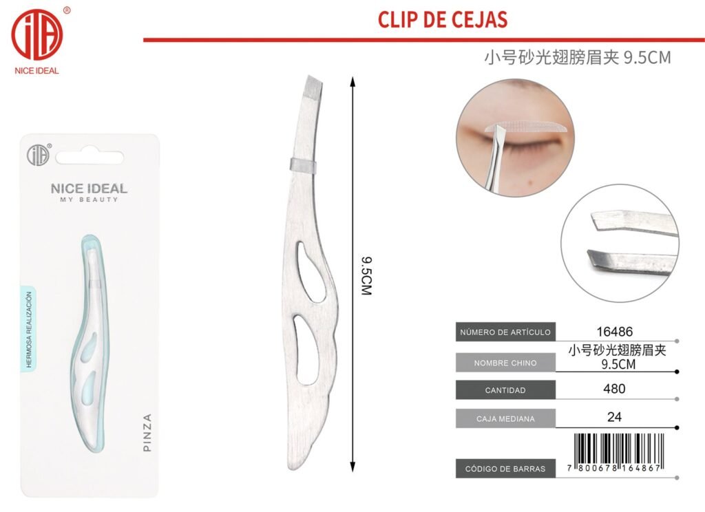 CLIP DE CEJAS 9.5CM 1PC