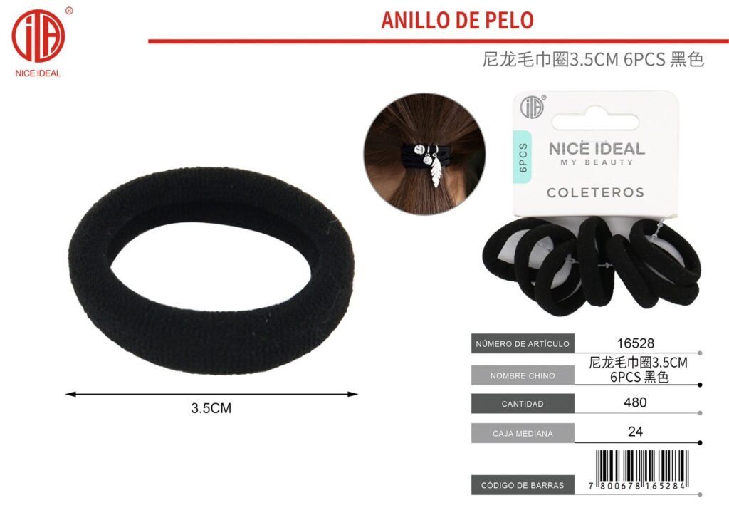 BANDA ELEASTICA PARA PELO 6PC