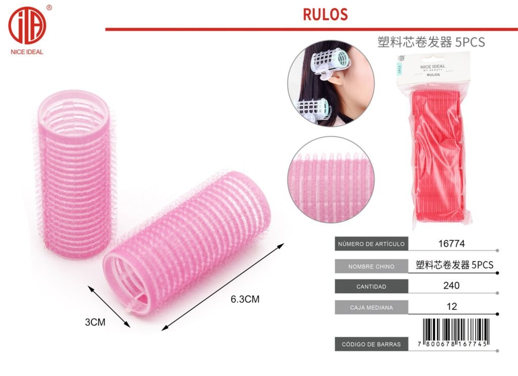 RIZADOR DE PELO DIA3*6.3CM 5PCS