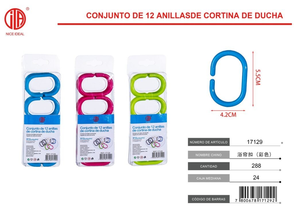 CORTINA DE DUCHA HEBILLA