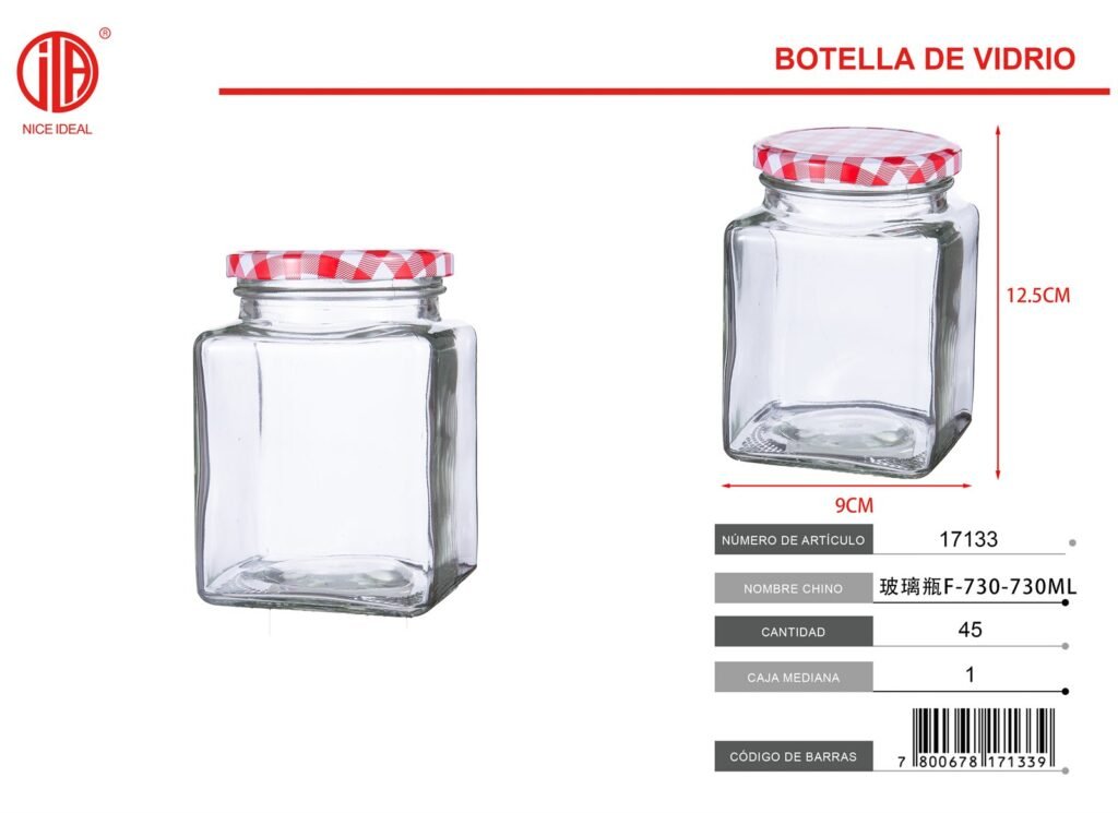 BOTELLA DE VIDRIO F-730-730ML