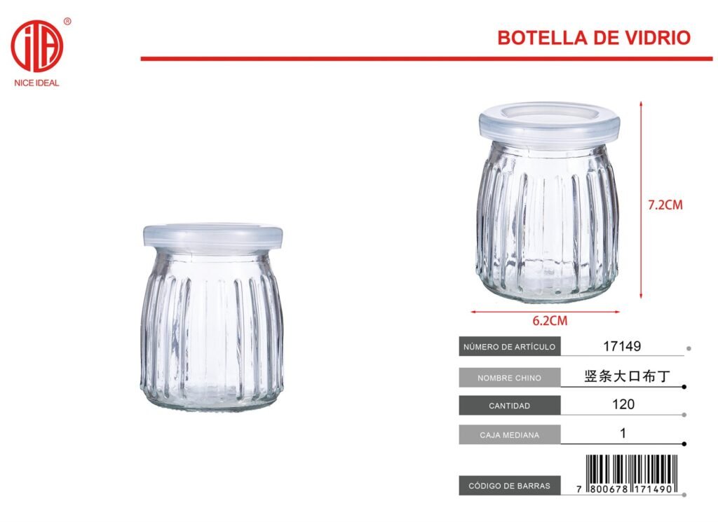 TARRO DE CRISTAL DE PUDíN