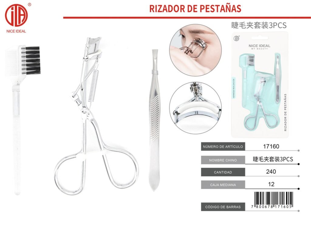 RIZADOR DE PESTA AS 3PCS